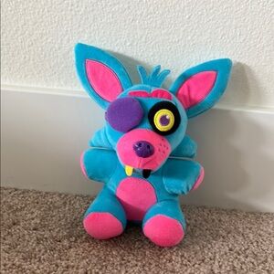Black light Blue Foxy FNAF Funko Plush